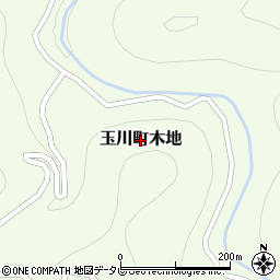 愛媛県今治市玉川町木地周辺の地図