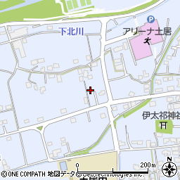 愛媛県四国中央市土居町土居1892周辺の地図