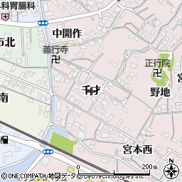 山口県柳井市柳井（千才）周辺の地図