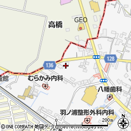 徳島県阿南市羽ノ浦町宮倉（太田）周辺の地図