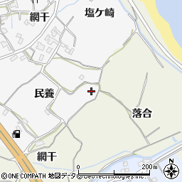 徳島県阿南市那賀川町色ケ島周辺の地図