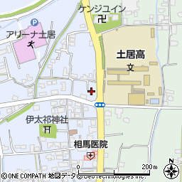 愛媛県四国中央市土居町土居277周辺の地図