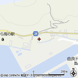 和歌山県日高郡由良町江ノ駒11周辺の地図
