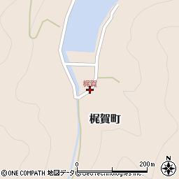 梶賀周辺の地図