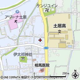 愛媛県四国中央市土居町土居279周辺の地図