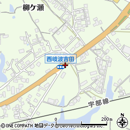 西岐波吉田周辺の地図