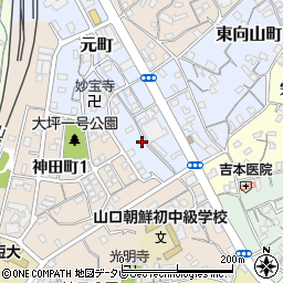 山口県下関市元町6周辺の地図