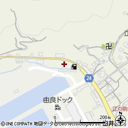 和歌山県日高郡由良町江ノ駒31周辺の地図
