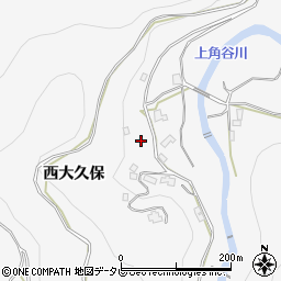 徳島県名西郡神山町神領西大久保周辺の地図