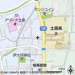 愛媛県四国中央市土居町土居284周辺の地図