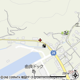 和歌山県日高郡由良町江ノ駒29周辺の地図