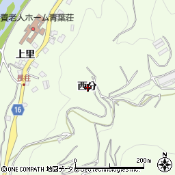 徳島県徳島市飯谷町西分周辺の地図