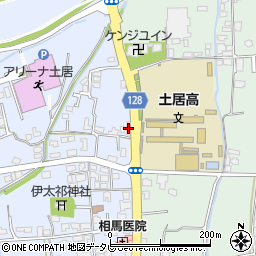 愛媛県四国中央市土居町土居287周辺の地図