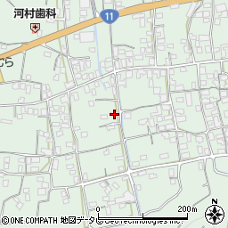 愛媛県四国中央市豊岡町長田1081周辺の地図