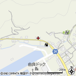 和歌山県日高郡由良町江ノ駒23周辺の地図