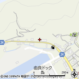 和歌山県日高郡由良町江ノ駒28周辺の地図
