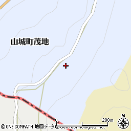 徳島県三好市山城町茂地308周辺の地図