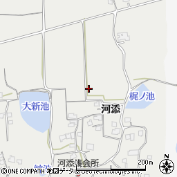 山口県柳井市余田（河添）周辺の地図
