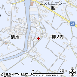 徳島県小松島市立江町清水166-45周辺の地図