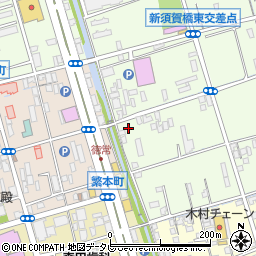 徳常橋周辺の地図