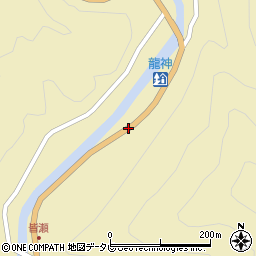 龍神温泉観光宿泊案内所周辺の地図