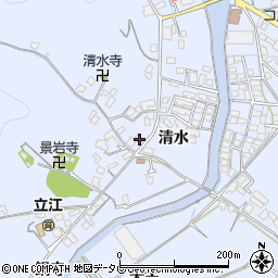 徳島県小松島市立江町清水145周辺の地図
