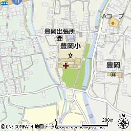 四国中央市立豊岡小学校周辺の地図