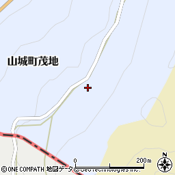 徳島県三好市山城町茂地319周辺の地図