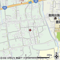 愛媛県四国中央市豊岡町長田75周辺の地図