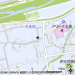 愛媛県四国中央市土居町土居1858周辺の地図