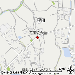 平田公会堂周辺の地図