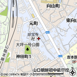 山口県下関市元町6-1周辺の地図