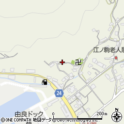 和歌山県日高郡由良町江ノ駒114周辺の地図