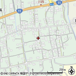 愛媛県四国中央市豊岡町長田199周辺の地図