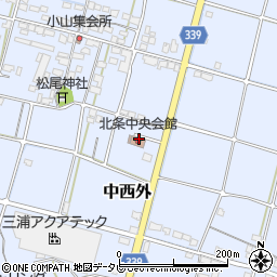 松山市市民部人権啓発課北条ふれあいセンター 周辺の地図