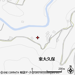 徳島県名西郡神山町神領東大久保周辺の地図