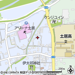 愛媛県四国中央市土居町土居304周辺の地図