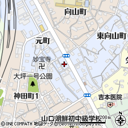 山口県下関市元町3周辺の地図