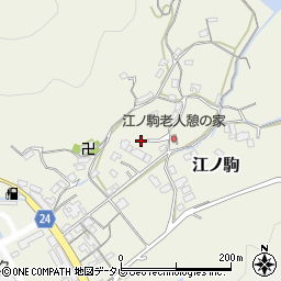 和歌山県日高郡由良町江ノ駒145周辺の地図
