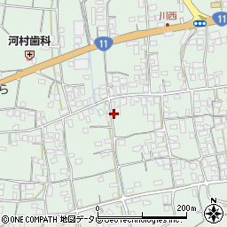 愛媛県四国中央市豊岡町長田215周辺の地図