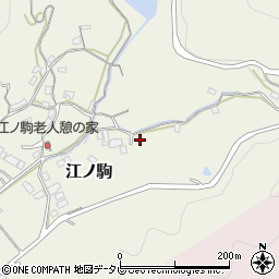 和歌山県日高郡由良町江ノ駒325周辺の地図