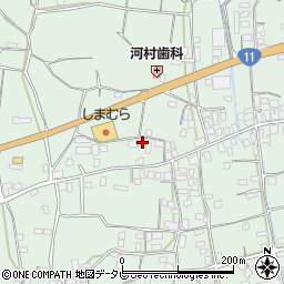 愛媛県四国中央市豊岡町長田1008-1周辺の地図