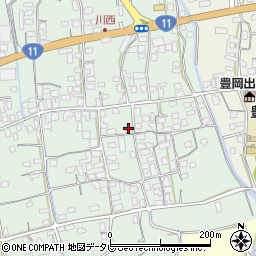 愛媛県四国中央市豊岡町長田105周辺の地図