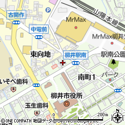 芸城学院柳井校小中学部周辺の地図