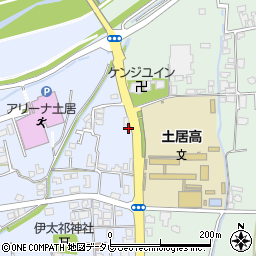 愛媛県四国中央市土居町土居295周辺の地図