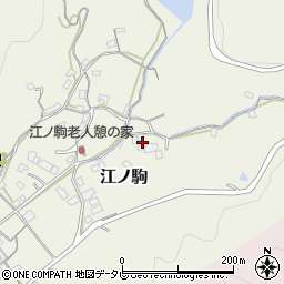 和歌山県日高郡由良町江ノ駒332周辺の地図