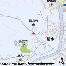 徳島県小松島市立江町清水25周辺の地図