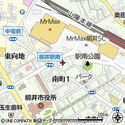 ａｕショップ柳井中央周辺の地図
