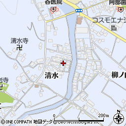 徳島県小松島市立江町清水201周辺の地図