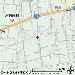 愛媛県四国中央市豊岡町長田1079-3周辺の地図
